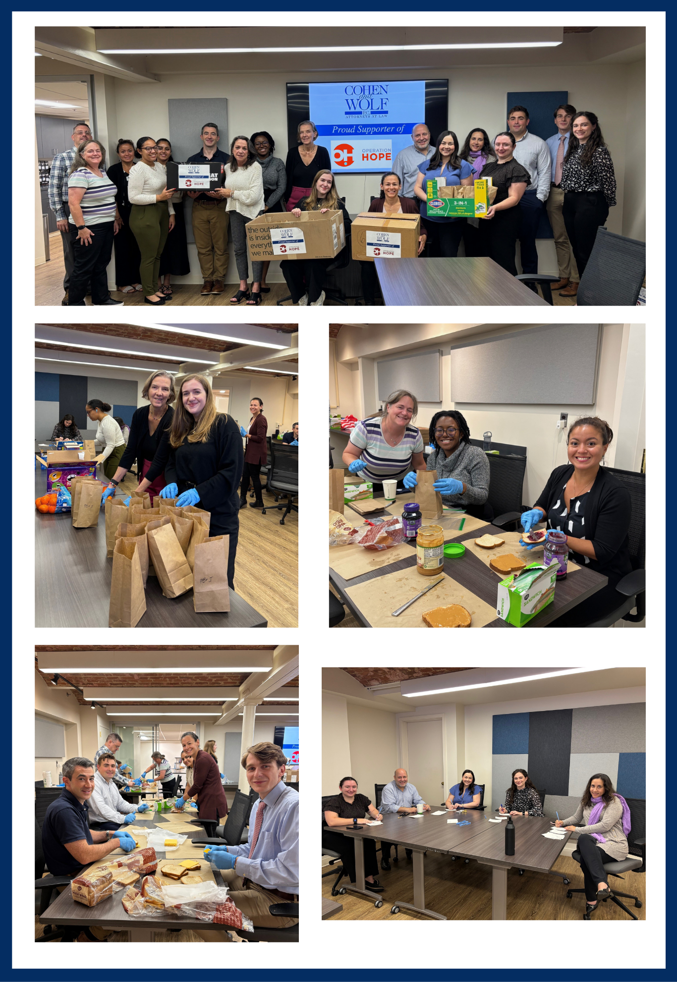 Operation Hope Bag Lunches Operation Hope Bag Lunches